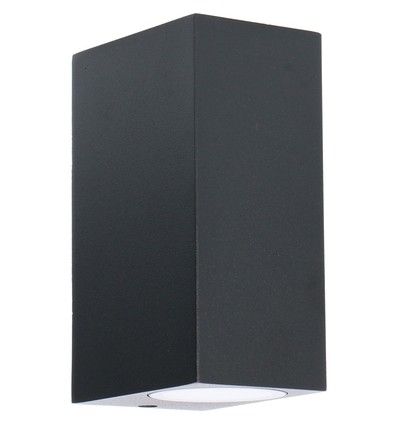 Los Angeles Buitenwandlamp Up/Down GU10 IP44 - Zwart