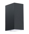 Los Angeles Buitenwandlamp Up/Down GU10 IP44 - Zwart