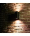 Los Angeles Buitenwandlamp Up/Down GU10 IP44 - Zwart