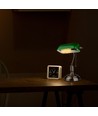 V-Tac Klassieke bureaulamp - Groen glas, 1,5 meter snoer, E27 fitting, zonder lichtbron max. 60W