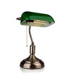 V-Tac Klassieke bureaulamp - Groen glas, 1,5 meter snoer, E27 fitting, zonder lichtbron max. 60W
