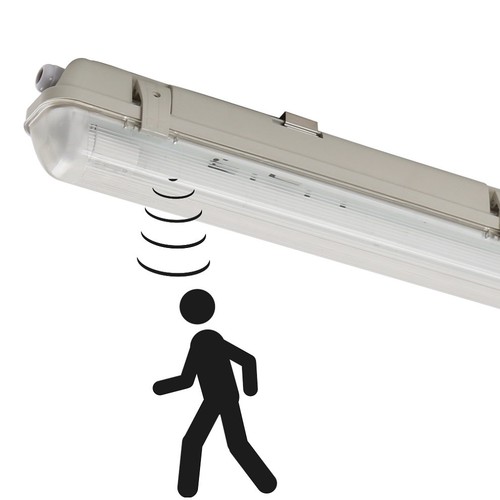 LED Sensor Armatuur IP65, 20W, 4000K, 3100Lm, 230V - 150cm