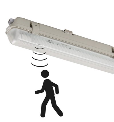 LED Sensor Armatuur IP65, 20W, 4000K, 3100Lm, 230V - 150cm