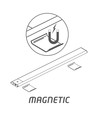 Slimline LED onderbouwverlichting Met Sensor, CCT, Dimbaar - 800 mm