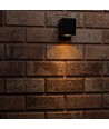 Los Angeles Buitenwandlamp GU10 IP44 Single - Zwart