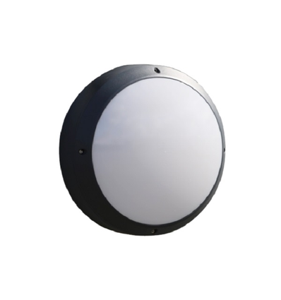 Fuldmåne Met Sensor LED 13W 230V - Antraciet