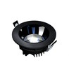 Model L - Inbouw Downlight, Verstelbare Richting, 20W 30° 160x70 mm, Zwart, Zonder Lichtbron