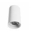 GU10 opbouwspot - Wit, Ø5,5cm, hoogte 10cm, aluminium, IP20 binnen, zonder lichtbron