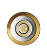 Chloe Variosa GU10 opbouw GU10 - 230V, IP20, 55x100mm, wit / goud, rond, zonder lichtbron