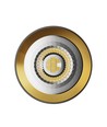Chloe Variosa GU10 opbouw GU10 - 230V, IP20, 55x100mm, zwart / goud, rond, zonder lichtbron