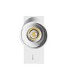 Squalla Variosa Flexi Switch GU10 - wandlamp zonder lichtbron, 230V, IP20, 55x100x410mm, wit, rond