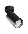 GU10 Wand-/plafondspot - Zwart, opbouw, IP20, zonder lichtbron