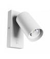 Squalla Variosa GU10 - schakelaar, wandlamp, zonder lichtbron, 230V, IP20, 55x100mm, wit, rond