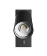 GU10 Wandlamp met schakelaar - IP20, Ø5,5cm, 5,5x10cm, Zwart, Rond, Zonder lichtbron