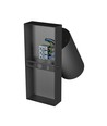GU10 Wandlamp met schakelaar - IP20, Ø5,5cm, 5,5x10cm, Zwart, Rond, Zonder lichtbron