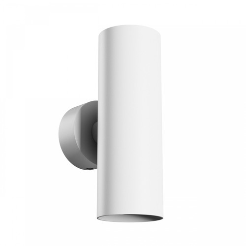 Squalla Variosa Tubo 2xGU10 - Wandlamp zonder lichtbron, 230V, IP20, 55x160x90mm, wit, rond