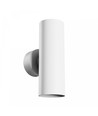 Squalla Variosa Tubo 2xGU10 - Wandlamp zonder lichtbron, 230V, IP20, 55x160x90mm, wit, rond
