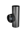 Dubbele GU10 wandlamp - Rond, zwart