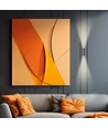 Dubbele GU10 wandlamp - Rond, zwart