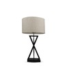 V-Tac moderne design tafellamp - Wit/zwart, 1,5 meter snoer, E27 fitting, zonder lichtbron