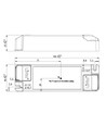 Lifud 20W / 250-500mA DALI dimbare LED driver - 9-42V, Push dim en DALI, flicker free