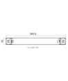 Lifud 150W / 24V DC dimbare voeding - 6.25A, IP20, Triac dimbaar, flicker free