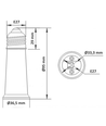 E27 Naar E27 Adapter (Fittingverlenger) - 95mm Hoog
