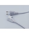 Stekker voor 230V LED-strip (Type X-2) - Flikkervrij, incl. eindkap, niet dimbaar, 230V