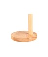 Tafellamp van zwart metaal en hout - 1,5 meter snoer, E27 fitting, zonder lichtbron