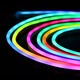 2,5m RGBIC Neon Flex complete set - USB, Bluetooth app, afstandsbediening, incl. montage, 7x15 neonflex