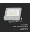 50W LED breedstraler - 135lm/W, Samsung LED chip, werklamp, 1m kabel, buiten