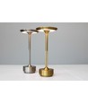 Oplaadbare LED tafellamp met instelbare kleur - Goud, touch dimbaar, IP20