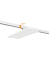 60W 3-fasen Shoplight - 166lm/W, 90 graden stralingshoek, Wit, LED-board, winkelverlichting