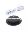 2,5W Ø6,8cm Cabi68 meubelspot RA91 - 12V DC, gat: Ø5,5 cm, afmetingen: Ø6,8 cm, zwart