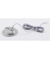 2,5W Ø6,8cm Cabi68 meubelspot RA91 - 12V DC, zaaggat: Ø5,5 cm, afmetingen: Ø6,8 cm, geborsteld staal