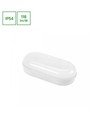 8W LED Technic wandlamp - IP54, IK10, ovaal, wit, incl. lichtbron
