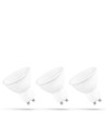 3-pak GU10 6W LED-spot - Warm wit, mat