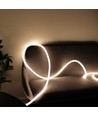 10m Neon Flex Tube voor interieur - 230V, warm wit, D16 Neon complete set