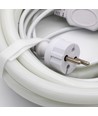 10m Neon Flex Tube voor interieur - 230V, warm wit, D16 Neon complete set