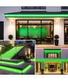 8W per meter Groen 8x16 CLIP-ON Neon Flex LED - 24V DC, IP67