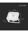 10W LED-breedstraler - Samsung LED-chip, werklamp, buiten