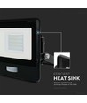 20W LED-breedstraler met sensor - SMD, Samsung LED-chip, werklamp