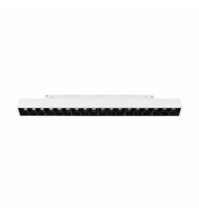 SMART GRID L 17W trackspot voor 48V - CCT, 40 graden, 44cm, zwart, dimbaar via App/Smart Home
