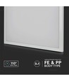 V-Tac 60x60 LED-paneel in frame - 36W, ingebouwd in wit frame, voor directe montage