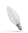 E14 1W LED-lamp - C35, kooldraad, extra warm wit, 1800K
