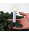 10-pack LED kerstlichtjes inclusief afstandsbediening - Batterij, timerfunctie, draadloos, houder voor kerstboom