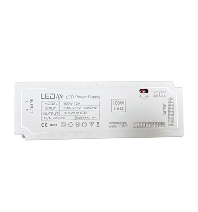 LEDlife meubelspot voeding 100W - Voor Sono, Cabi en Reco meubelspot, max. 12 spots