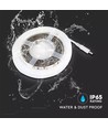 1m 2,4W/m spatwaterdichte LED-strip - 6V DC, IP65, PIR-sensor, batterij, 30 LED's per meter