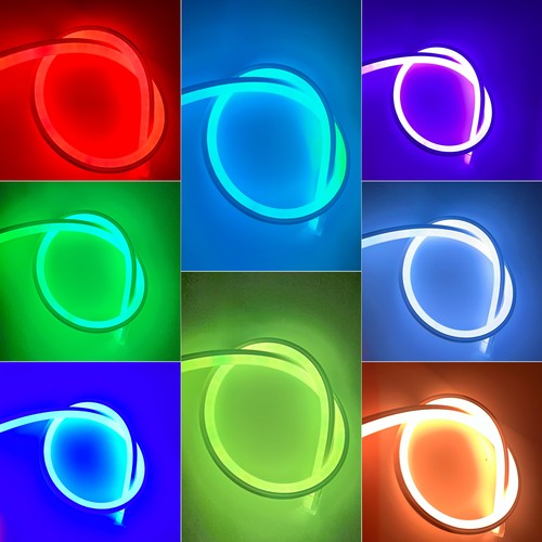 12W per meter RGB 16x16 Neon Flex LED - 230V, IP67