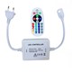 RGB 16x16 Neon flex controller met afstandsbediening - Incl. eindkap, 230V, geheugenfunctie, radiogestuurd, max. 50 m